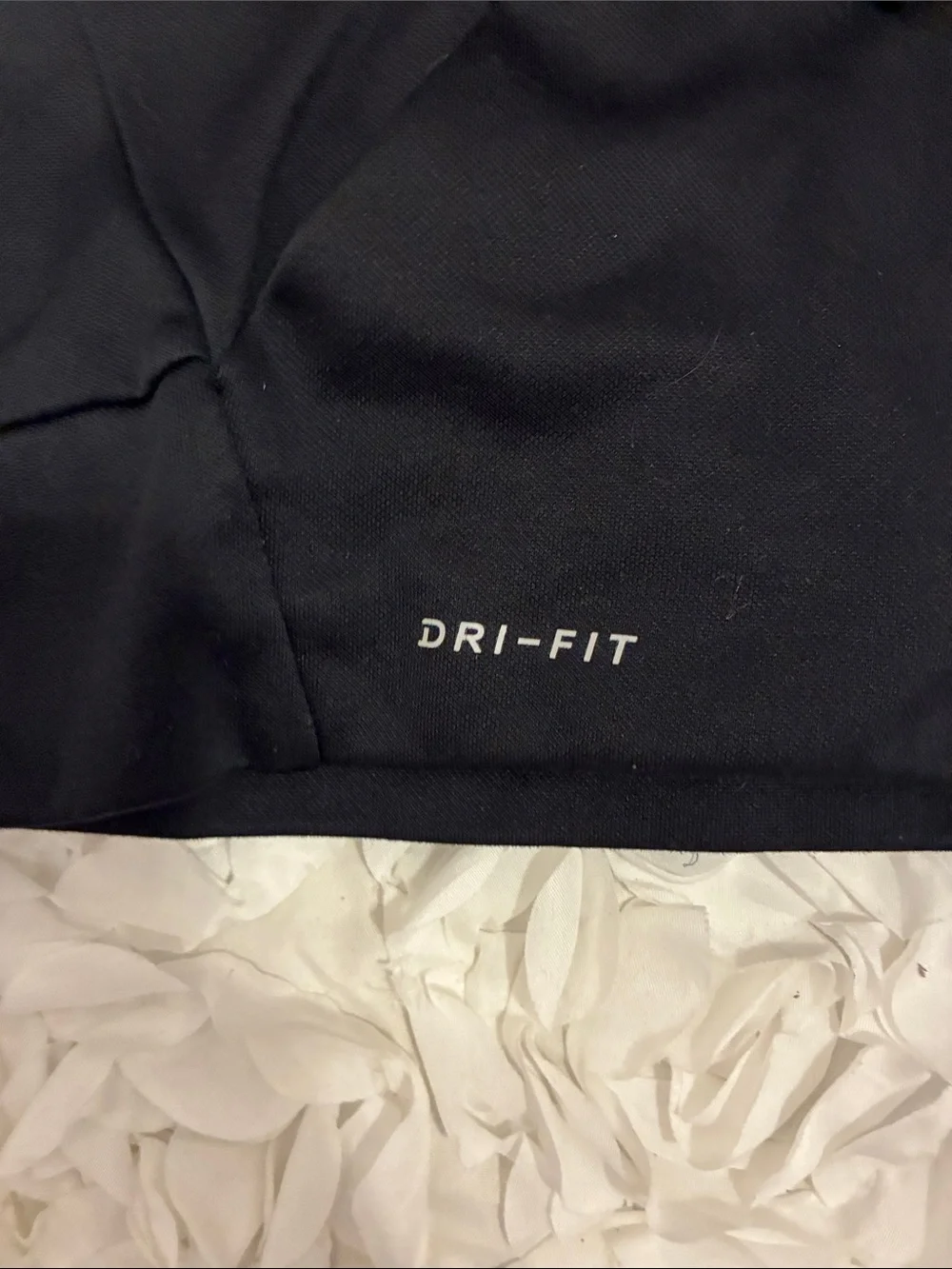 Nike Black Hooded Jacket with white Logo